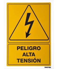 Señal  inPeligro alta tensión in Surtek