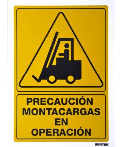 Señal  inMontacargas servicio in Surtek