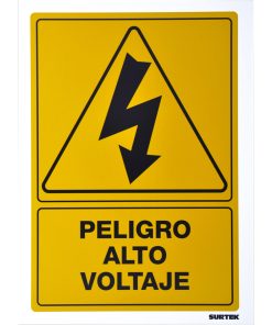 Señal  inPeligro alto voltaje in Surtek
