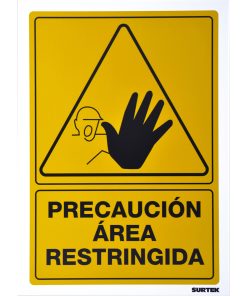Señal  inÁrea restringida in Surtek