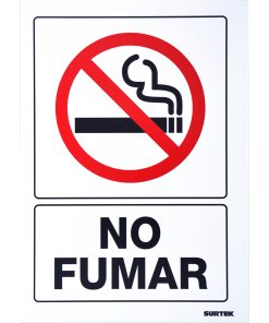 Señal  inNo fumar in Surtek