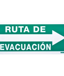 Señal  inRuta de evacuación in der Surtek