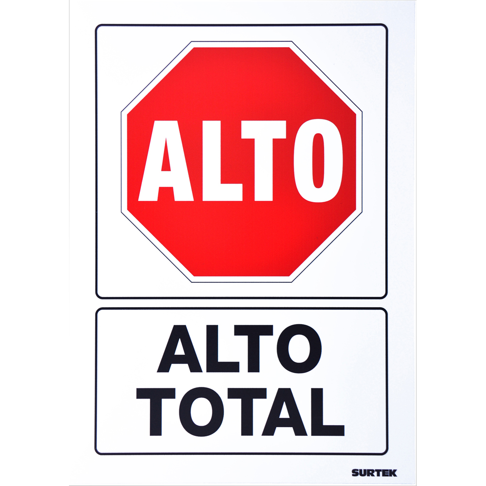 Señal Alto total in Surtek