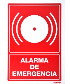 Señal  inAlarma de emergencia in Surtek