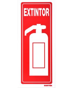 Señal  inExtintor in vertical Surtek