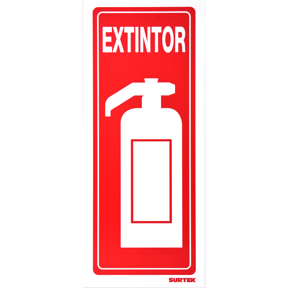 Señal inExtintor in vertical Surtek