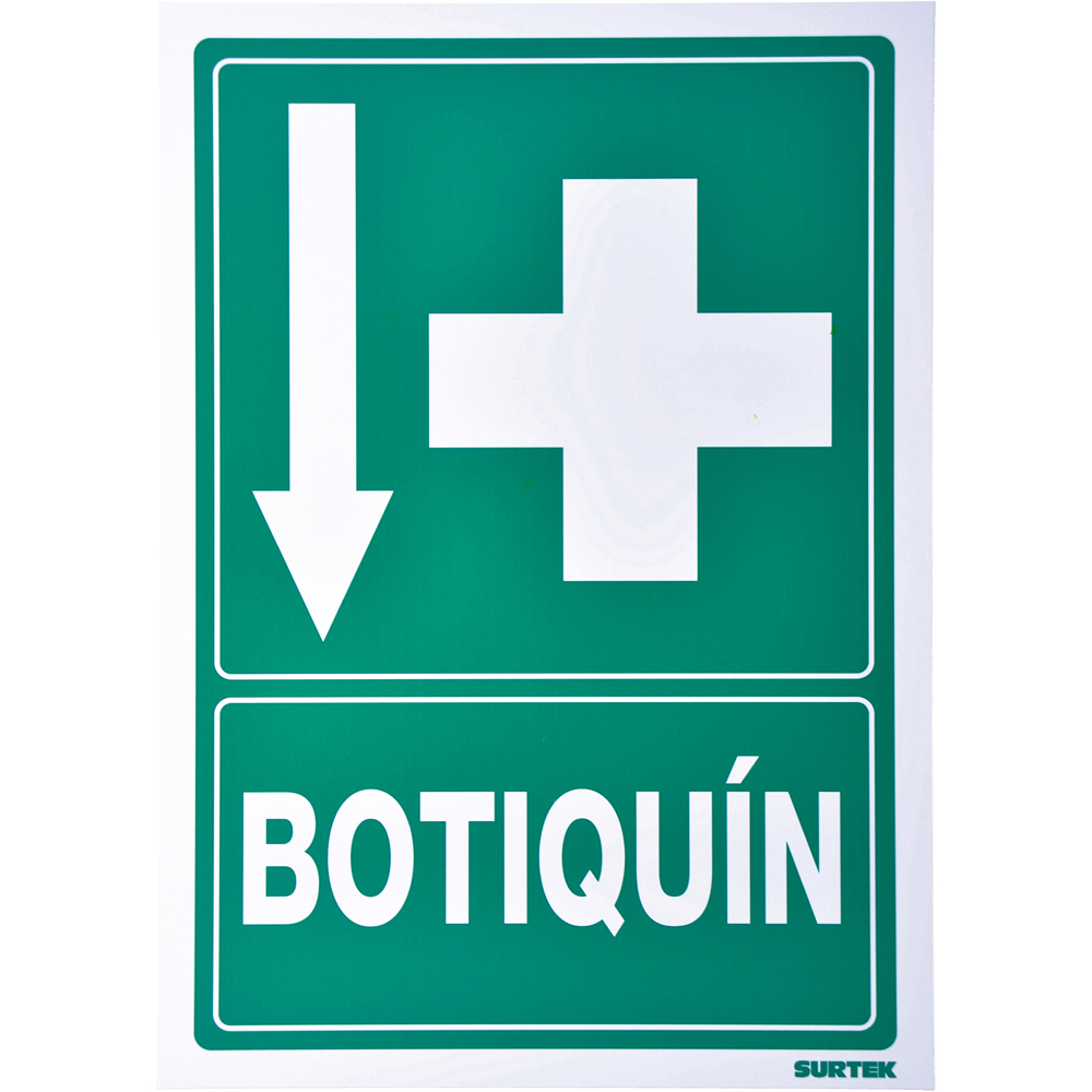 Señal inBotiquín in Surtek