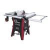 Sierra de mesa con ducto de sa lida para polvo 10 in, 2-1/2 HP, 1800 W, 120 V, 3450 RPM
