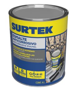 Esmalte anticorrosivo blanco 4lt Surtek