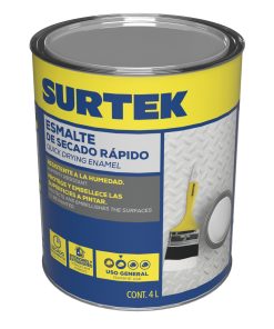 Esmalte de secado rápido azul obscuro 4lt Surtek