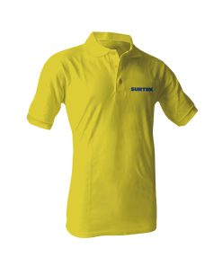 Playera tipo polo Surtek amarilla talla XL Surtek