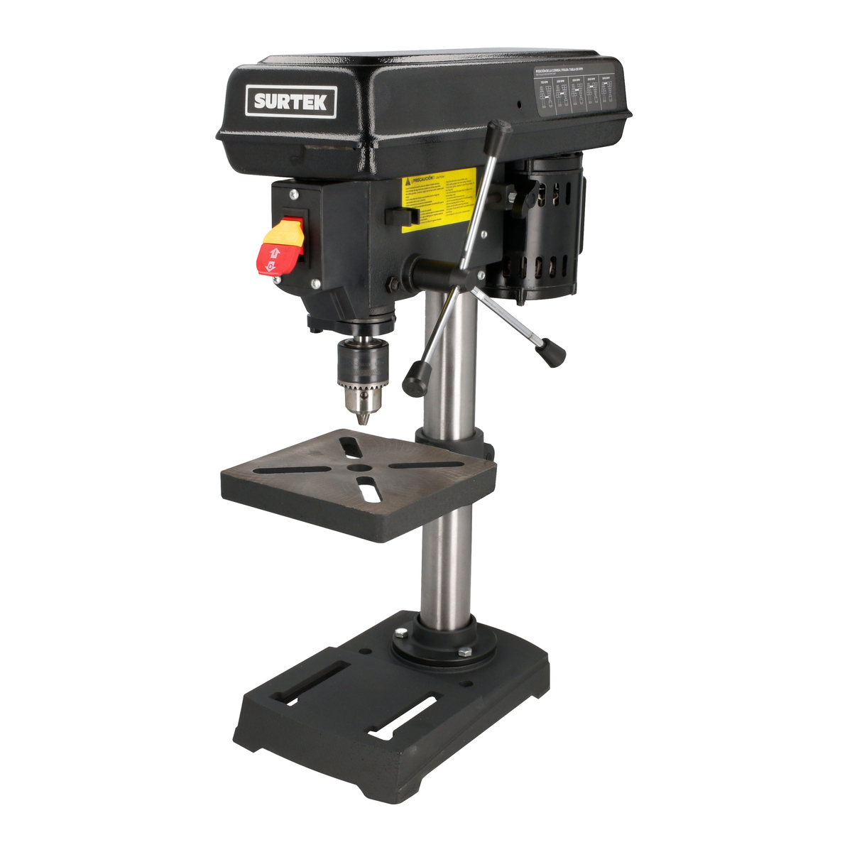 Taladro banco 5 vel, capacidad de broquero de 1/2 in Surtek
