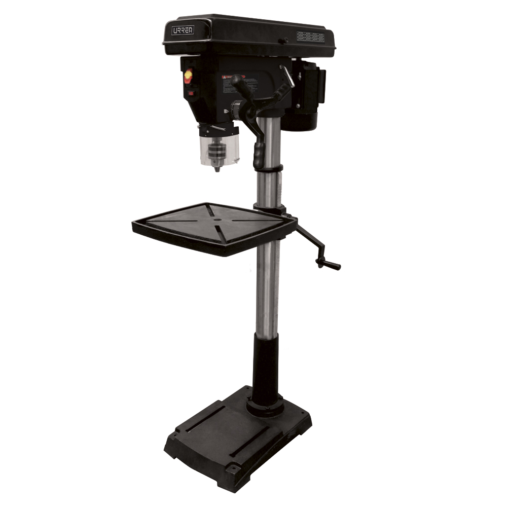 Taladro de columna 12 vel, capacidad 1-1/4 in, 1-1/2 HP Urrea