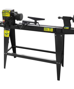Surtek Torno para madera de 3/4 HP con una capacidad de volteo de 12 in y una distancia entre ejes de 35 in