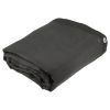 Toldo de malla sombra color ne gro 5 m x 3.60 m