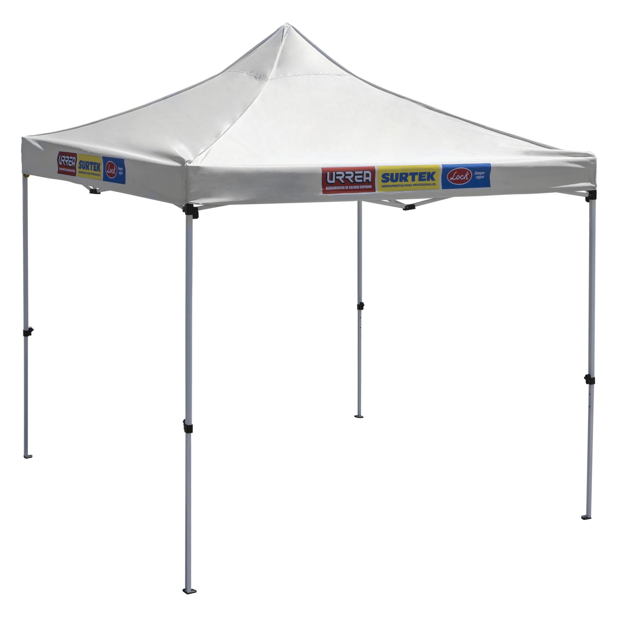 Juego de toldo plegable 3 m x 3 m