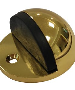 Tope tipo catarina para puerta latón brillante