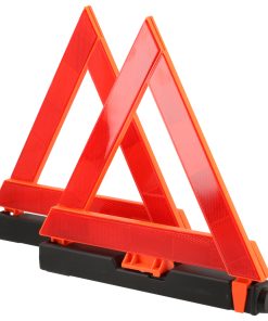 Triangulo reflejante de emerge ncia con base con arena, 11-1/ 2 in, 2 piezas