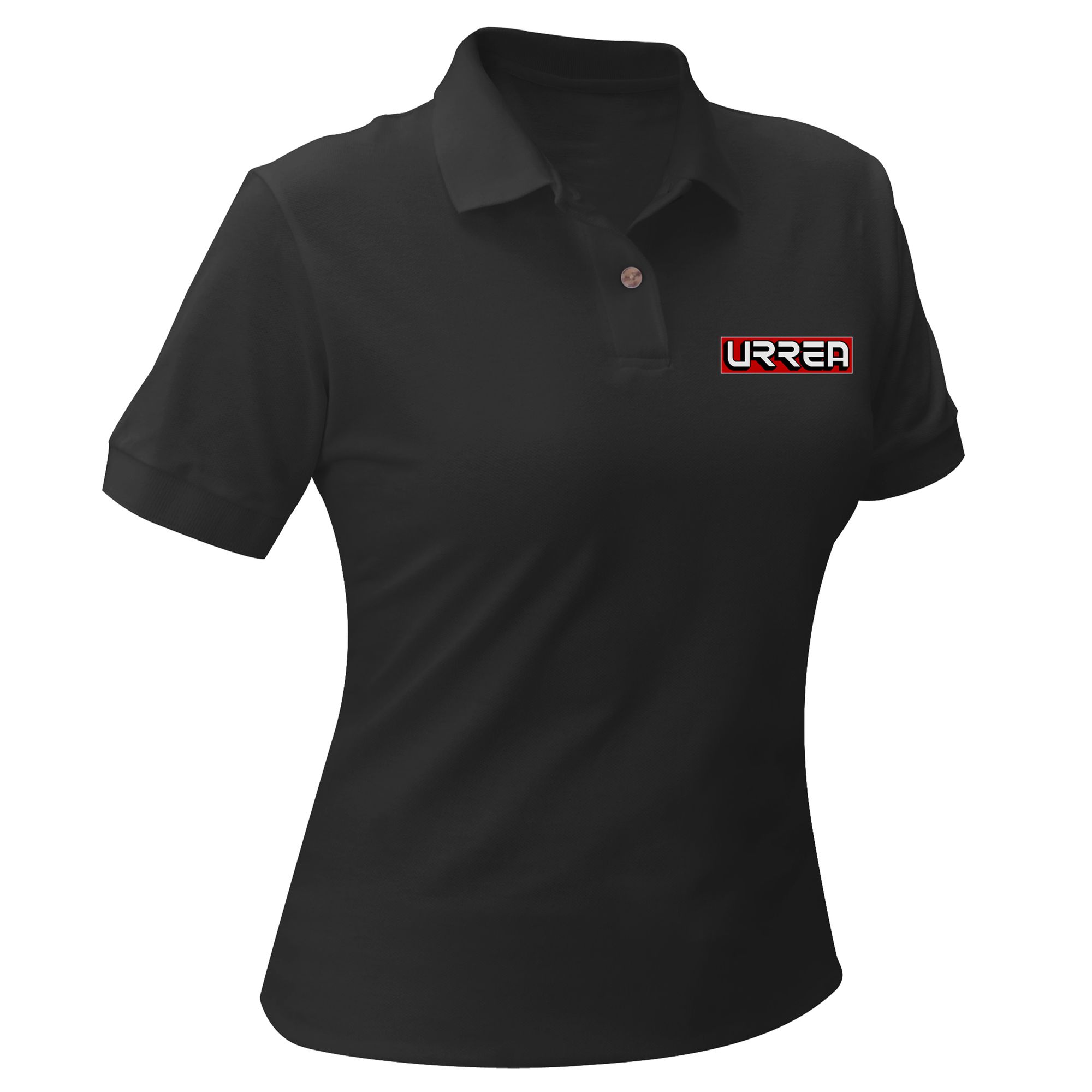 Playera tipo Polo para dama Urrea negra talla L Urrea