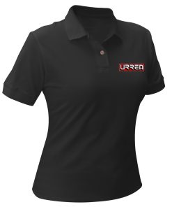 Playera tipo Polo para dama Urrea negra talla XL Urrea