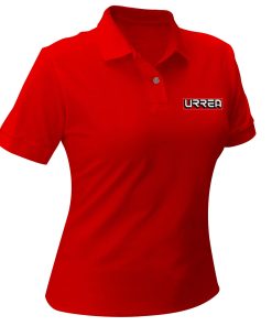 Playera tipo Polo para dama Urrea roja talla CH Urrea