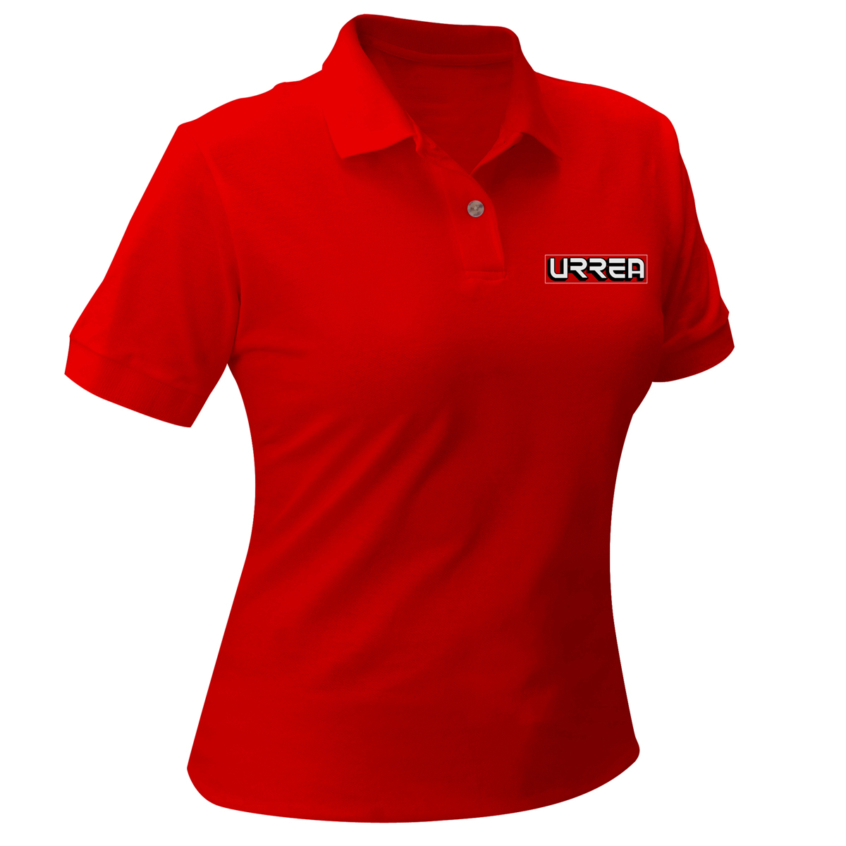 Playera tipo Polo para dama Urrea roja talla M Urrea
