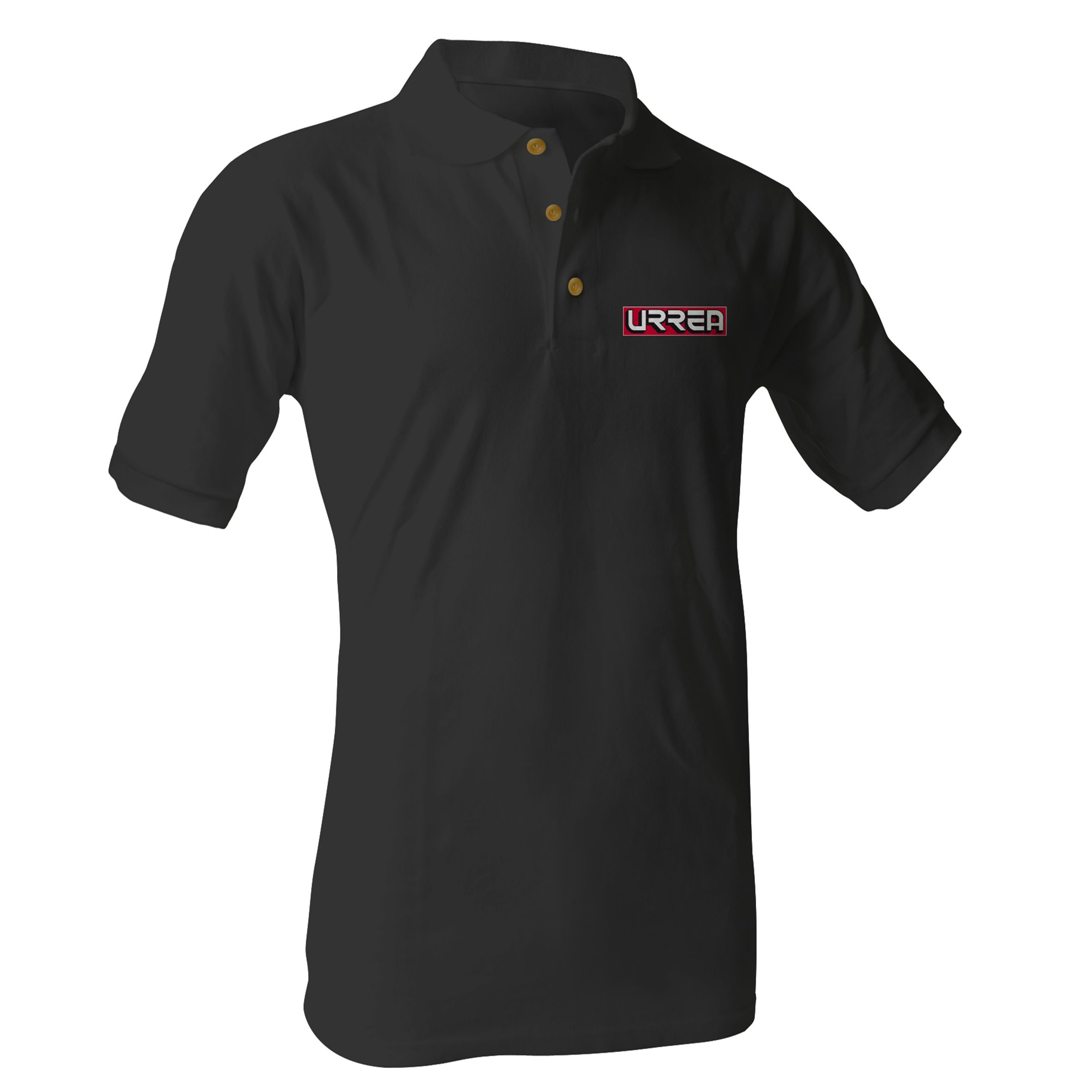 Playera tipo Polo Urrea negra talla XL Urrea