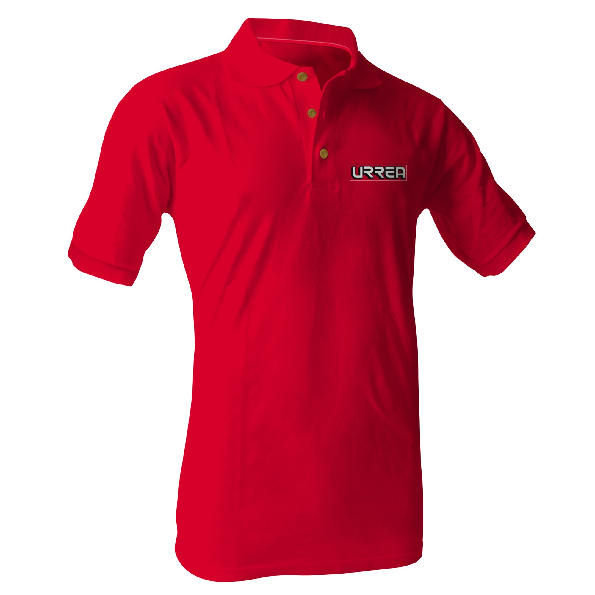 Playera tipo Polo Urrea roja talla M Urrea