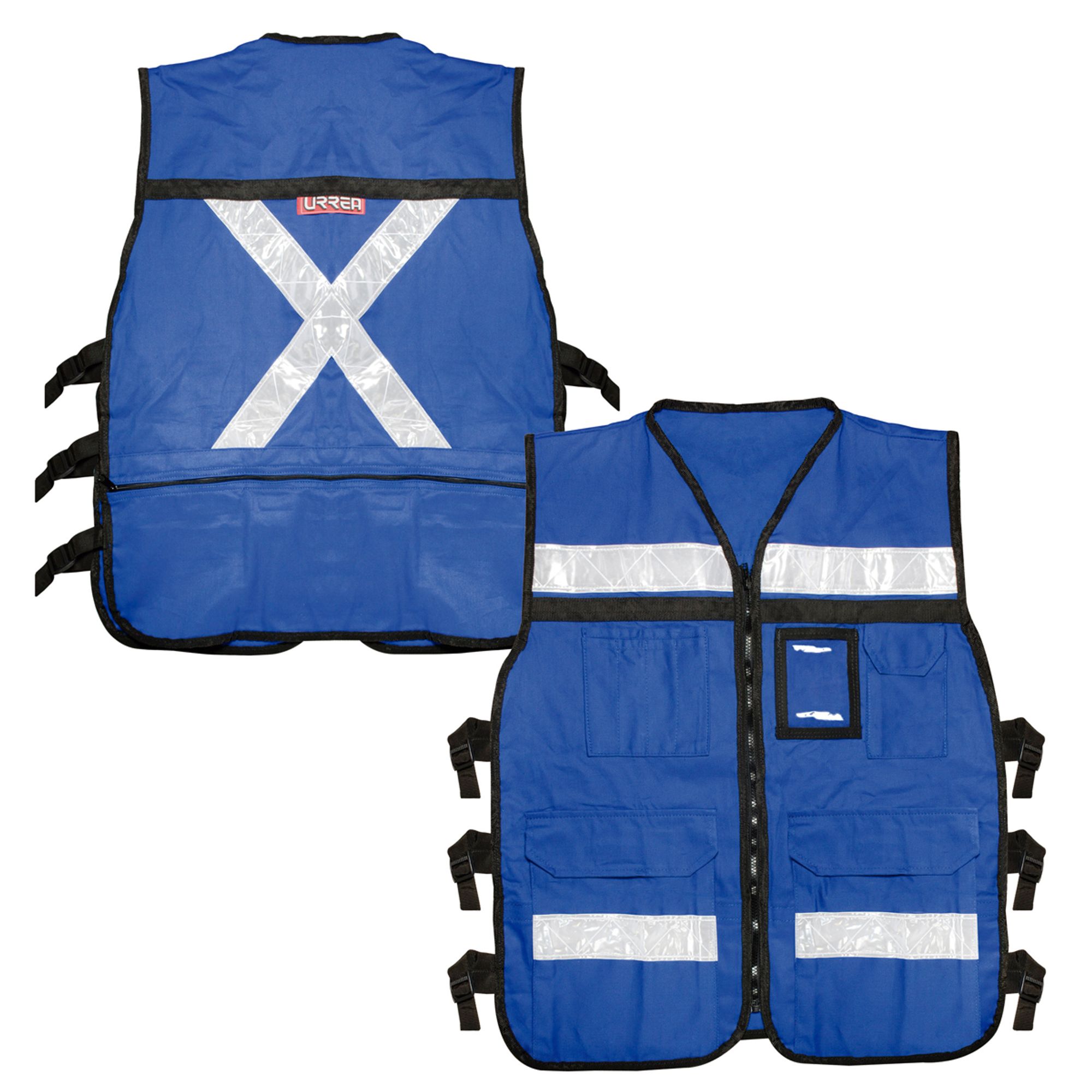 Chaleco azul talla extra extra grande Urrea