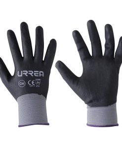 Guantes de nailon con recubrim iento de nitrilo espumoso CH