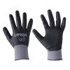 Guantes de nailon con recubrim iento de nitrilo espumoso G