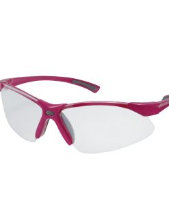 Urrea Lentes de seguridad para mujer marco rosa mica transparente
