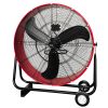 Ventilador de tambor industria l 3 velocidades, 36 in