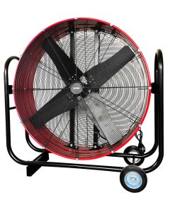Ventilador de tambor industria l 3 velocidades, 42 in