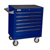 Gabinete uso extra pesado 6 gavetas 27 in color azul Urrea