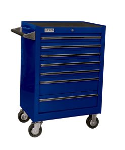 Gabinete uso extra pesado 7 gavetas 27 in color azul Urrea