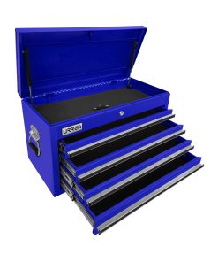 Gabinete superior uso extra pesado 4 gavetas 27 in azul Urrea