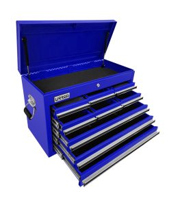 Gabinete superior uso extra pesado 9 gavetas 27 in azul Urrea