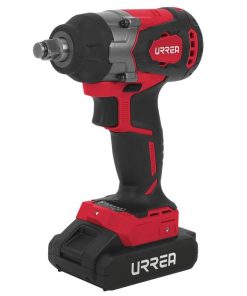 Pistola de impacto 1/2" a batería Litio-ion 20 V   Motor Brushless de 400 Nm Urrea